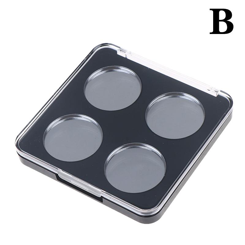 4 Grids Magnetic Makeup Palette Empty Cosmetics Dispensing Storage Box For Eyeshadow Lip Color Powder Blusher Highlighter