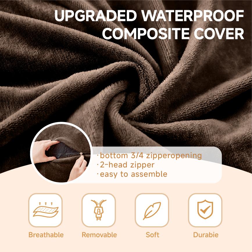 120 Beanbag, Beanbag Chair, Sofa for Adults, Soft and Comfortable Reading Chair, Suitable for Bedrooms, Balconies and Other Places