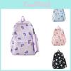 Flower Oxford Printing Backpack With Breathable Design For Students Travel Bag