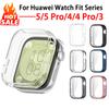 TPU Protective Case For Huawei Watch Fit 5 5 Pro 4 4 Pro 3 Soft Bumper Cover Anti-Scratch Full Coverage Smart Watch Accessories