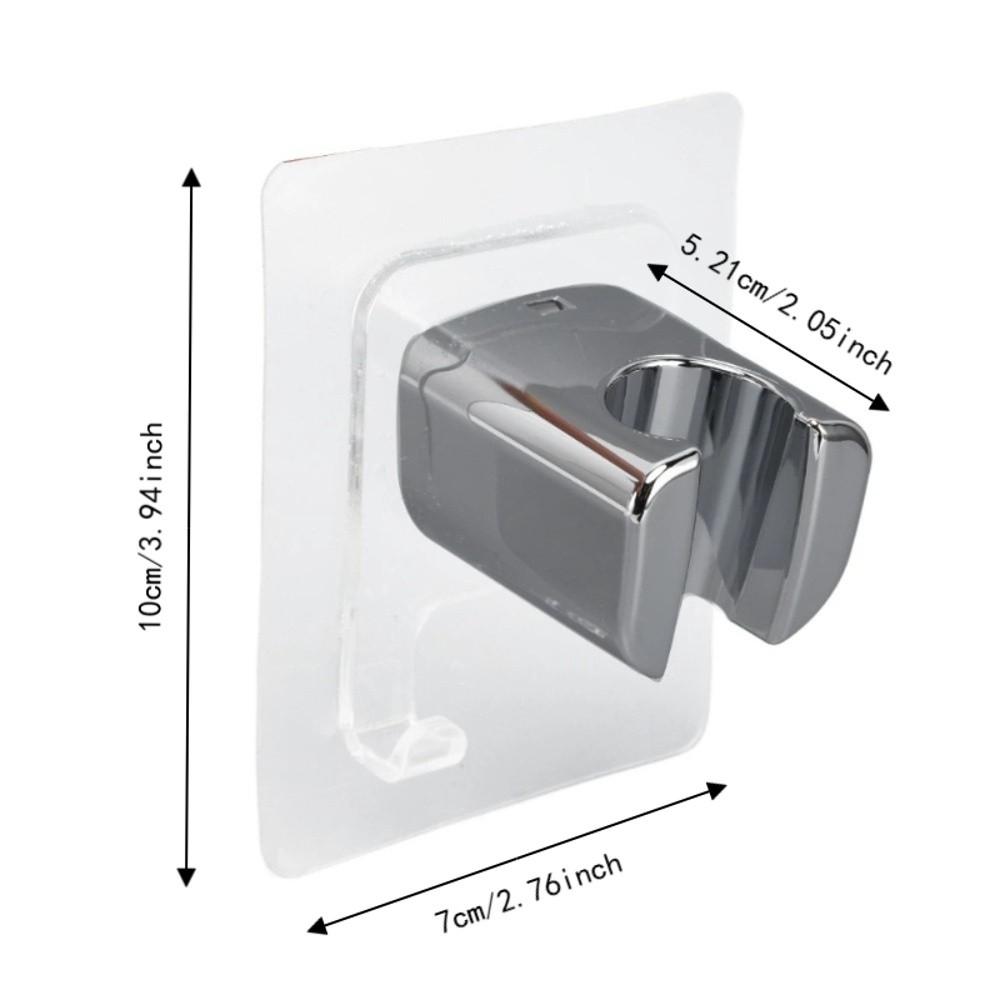 Adhesive Shower Head Holder ABS Material Shower Sprayer Hanger Shower Head Accessory  Home Use