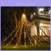 Outdoor Solar Sternenvorhanglichter für Weihnachtsdekoration und Gartenambiente