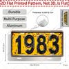 D Flat D Flat Print pc Vintage Metal  Aluminum Sign Decorative Signs And Plaques (X) Suitable for Cars Wall