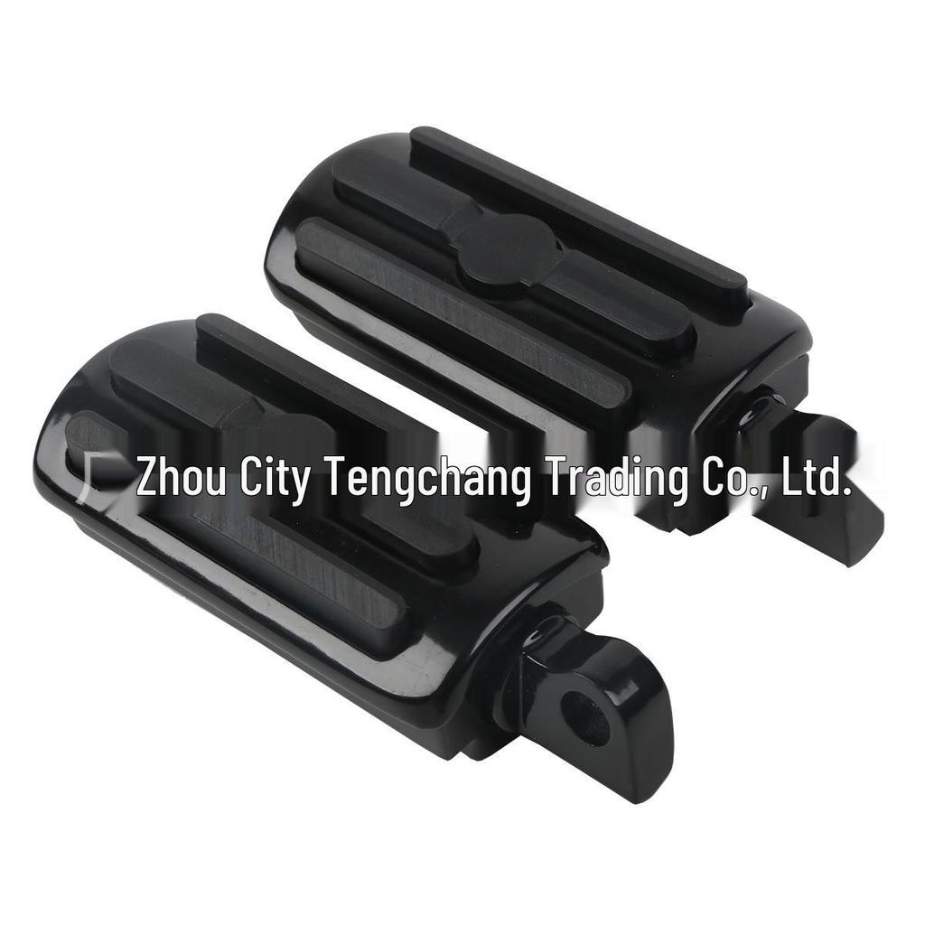 Black Rubber Foot Pegs for Harley Davidson Touring, Dyna, Sportster Series Modification
