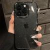 Transparent Glitter Case for iPhone 17 Air 16 15 14 13 12 Pro Max 11 17Pro Luxury Starry Sky Reflective Shiny Bumper Back Cover