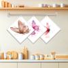 6PCS Cleaning Dishcloths Reusable Kitchen Dish Towels Watercolor Butterfly Pattern Dishcloth Absorbent Lint Free Cloth Washable Duster Rags Tea Towels