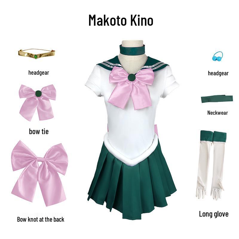 Cosplay kostým Sailor Moon Mizuki Rei pro děti a dospělé - Kompletní sada