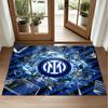 Borussia Dortmund Design Crystal Velvet Rug Soft Decorative Mat for Bedroom Entrance