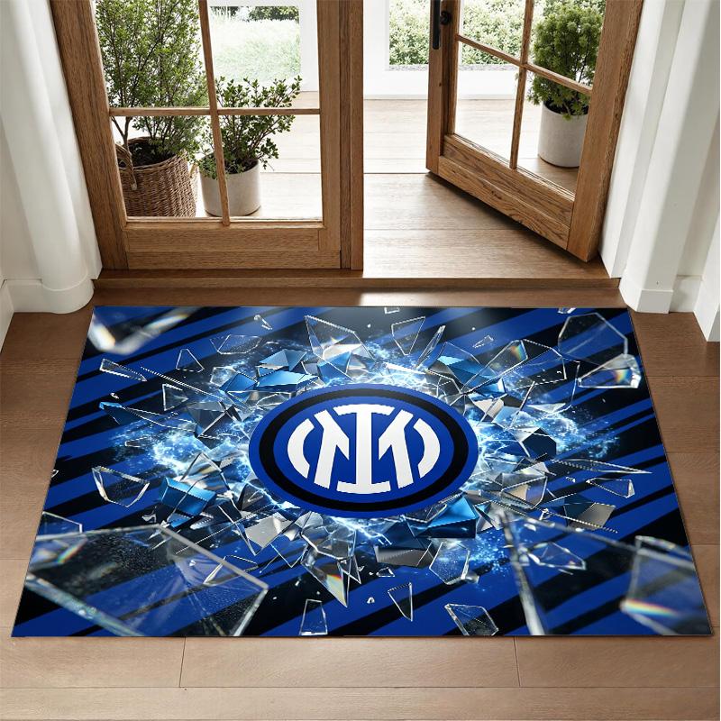 Borussia Dortmund Design Crystal Velvet Rug Soft Decorative Mat for Bedroom Entrance