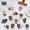 50PCS Naughty Little Black Cat Sticker Harajuku Skateboard Decorative Laptop Luggage Scrapbooking Waterproof Art Decals Sticker