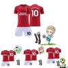 2324 Red Devil Home Children's Training Suit Football Team Uniform Youth And Adult Sizes