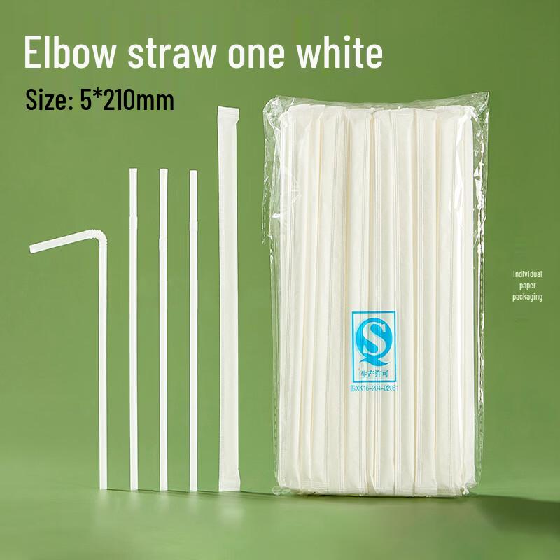 Bozhen Craft Kitchen Disposable Bent Drinking Straws