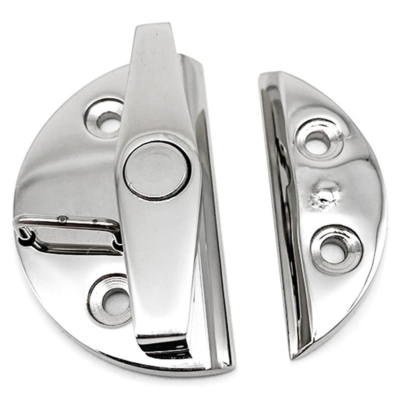 SXR-Marine Grade Stainless Steel Boat Door Cabinet Hatch Round Turn Button Twist Catch Latch Marine Hardware Accessories