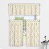 3D Floral Pattern Digital Print Kitchen Valance