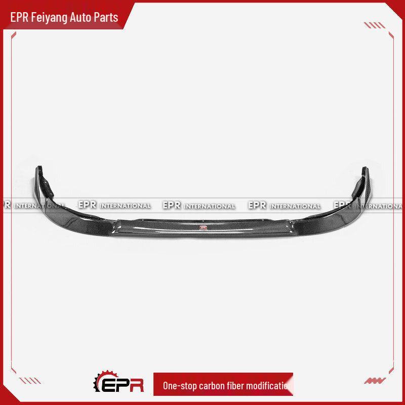 Compatible Abarth 595/695 Carbon Fiber EPA Style Front Lip Splitter Spoiler.