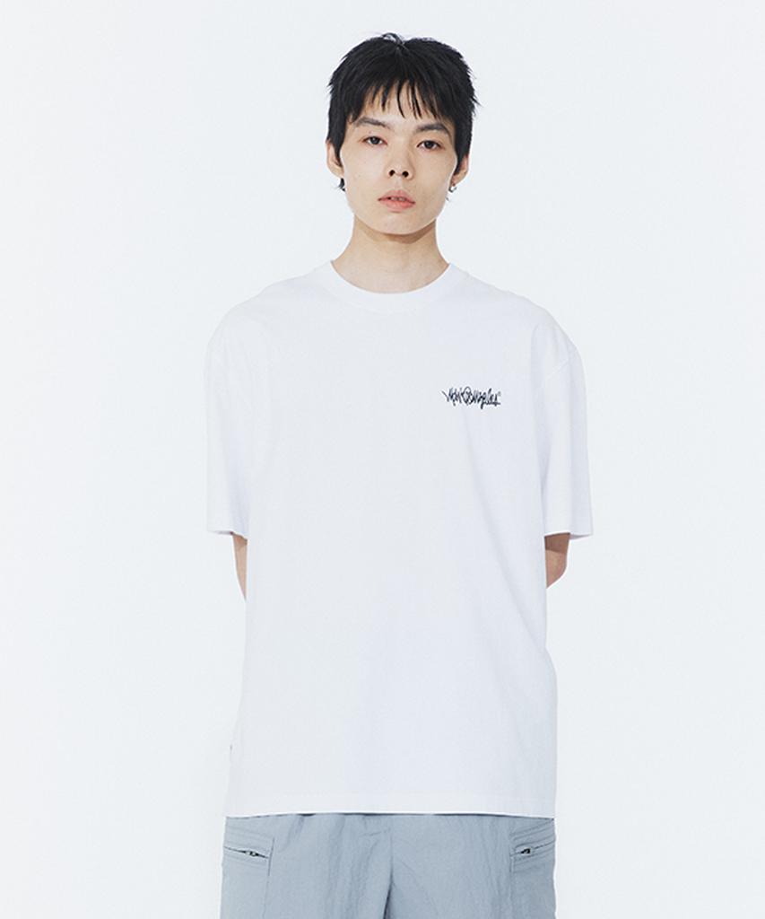 Mark Gonzales Next Sign Logo Short Sleeve T-Shirt - White