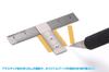 Wave Hobby Tool Series HG Stainless Steel Short Set of Plastic Model T-Ruler, Type, 2, 90°, Tool, HT-432
