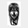 Upper Arm Sleeve Crown Lion Tiger Wolf Head Waterproof Temporary Stickers Body Art Fake Tattoo For Women Men