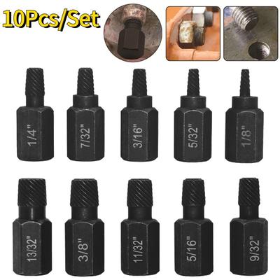 10Pcs Stud Slip Teeth Screw Extractor Kit Screws Bolt Screw Remover Set  Remover Tools