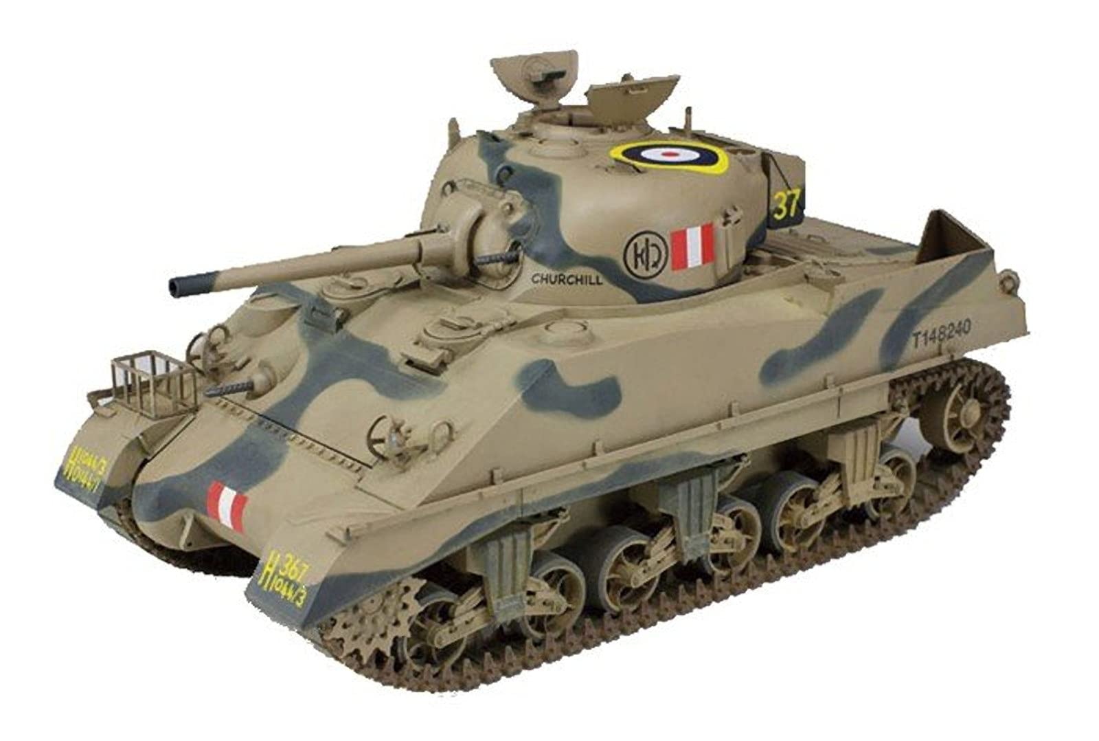 

ASUKAMODEL 1/35 British Army Sherman III Direct Visor Type Early Model with Suspension, Plastic Model Kit 35-017