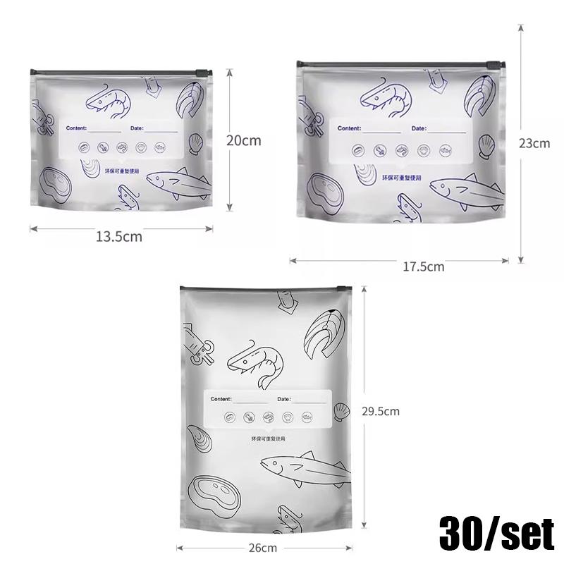 Aluminiumfolie Frischhaltebeutel Versiegelter Verpackungsbeutel Kühlschrank Gefrierschrank Versiegelter Beutel Selbstversiegelnder Beutel