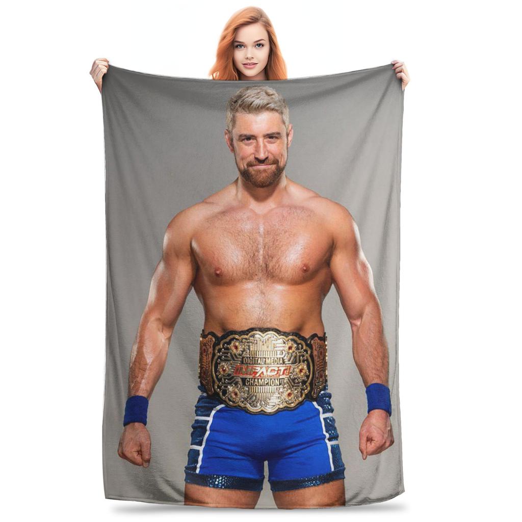 Ich glaube an Joe Hendry Wrestling JH Decke Leichte Fleece-Kuscheldecke für Zuhause Schlafzimmer Büro Überwürfe Tagesdecke Steppdecke
