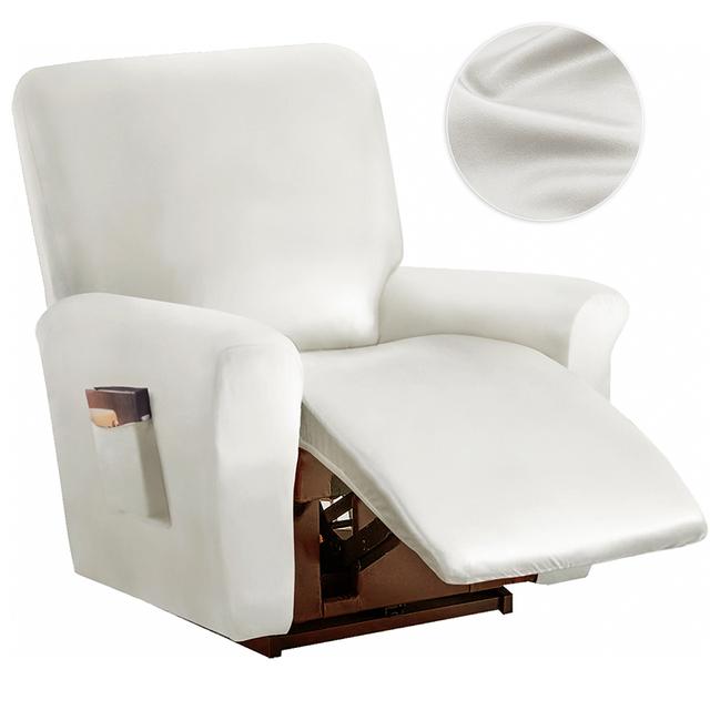 

Чехол для дивана, водо- и маслостойкая эластичная искусственная ткань, высококачественный роскошный современный стильный чехол для домашнего отеля 1 Seat белый