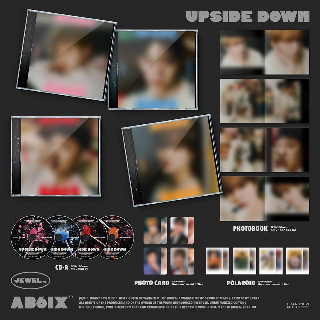 (JEWEL Ver.) AB6IX [UPSIDE DOWN] 10th EP Album