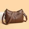 Multi-layer Shoulder Bag Middle-aged Mother Bag PU Messenger Bag