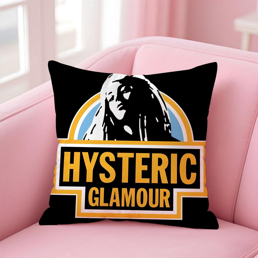 Brand H-Hysteric G-Glamour Cushion Cover Comfortable Reversible Pillow Cover Ideal for Car Sofa Bedroom & Beyond