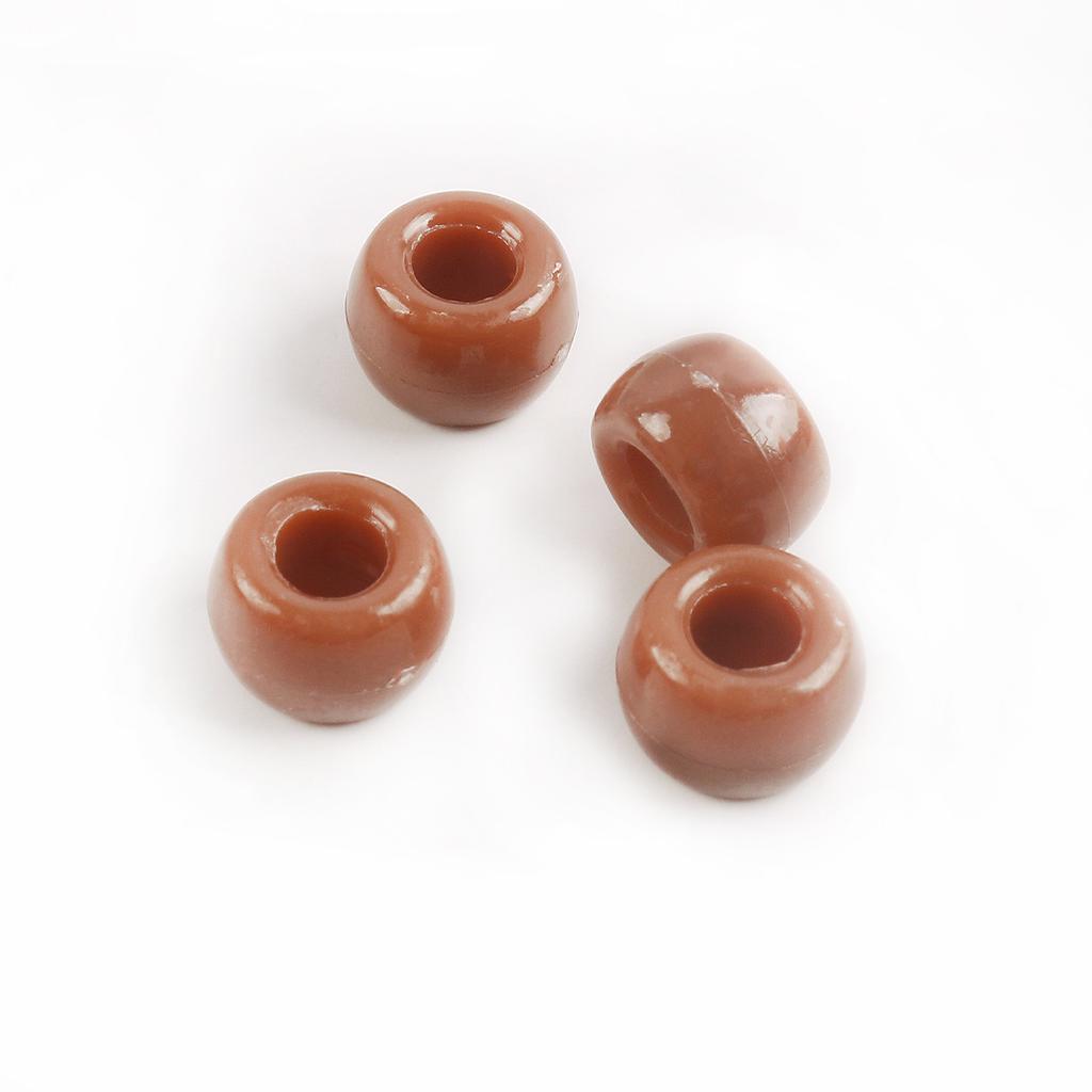 Acrylic Pony Beads Large Hole Beads Dreadlocks Solid Color Bucket Beads Diy Mobile Phone Chain Necklace Loose Beads Jewelry Accessories