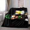 1Pc Shadow Sonic'S Adventure Flannel Blanket, Soft And Comfortable, Casual Warm, Camping Travel, Christmas, Halloween Xmas Gift Y1586