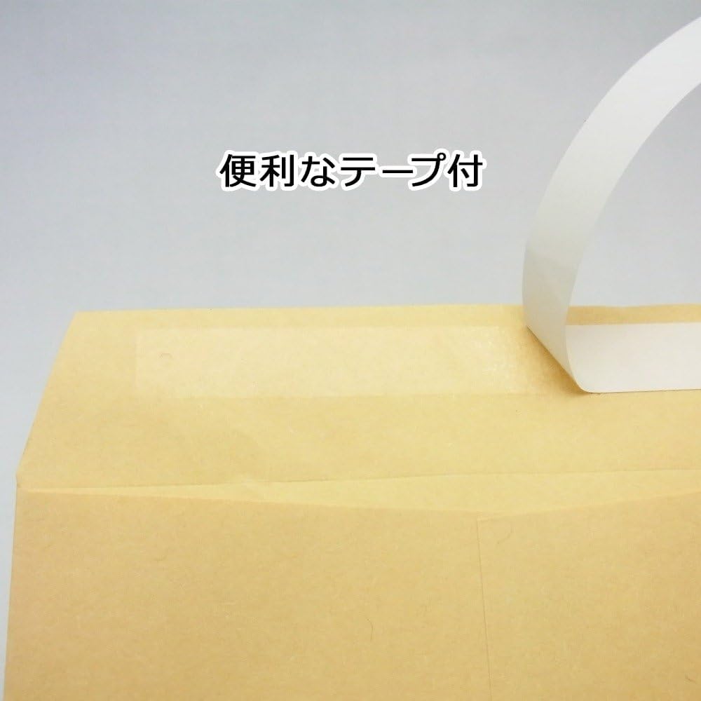 Maruai Long Size 3 Brown Kraft with 250 E301350 Envelopes, (Long 3), Envelopes, Tape, Pieces,