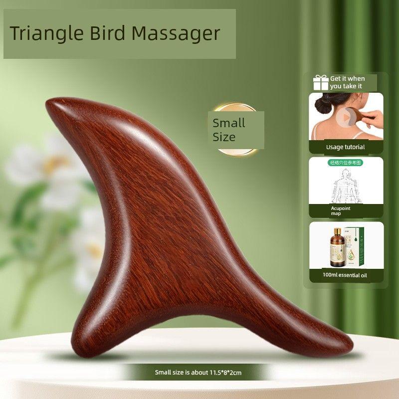 Triangle Bird Foot Massage Device Point Foot Scraping Plate Tendon Handy Gadget Massage Stick Acupoint Meridian Massage Tool
