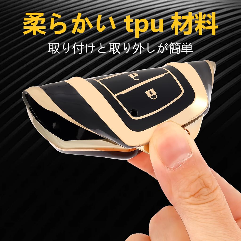 [NU KÖR VI] Nyckelskal TPU Bilnyckelskydd Nyckelfodral Kompatibel Ny Toyota