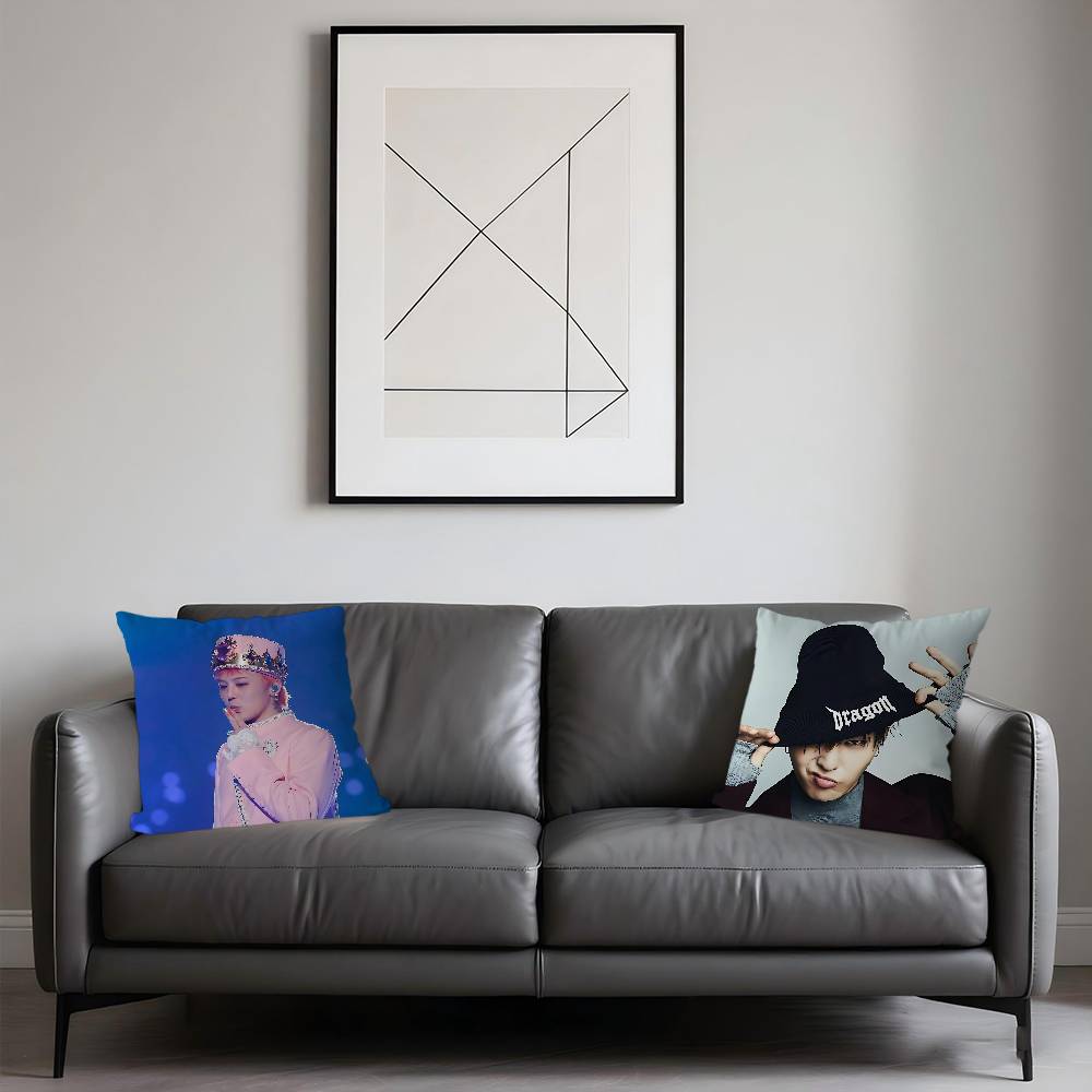 Star G-Dragon Pillow Cover Design Cushion Cover Decor Holiday Decorati
