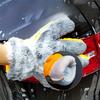 Double-Sided Coral Fleece Five-Finger Car Wash Gloves Instrumentation Drying Plush Thick Towel Car Polishing Wash Tools