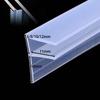 3M Shower Glass Door Seal Strip, Silicone Soft Shower Door Sweep To Stop Leaks, Frameless Seal Strip