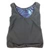 SWEAT SHAPER Women's Sauna Vest: Polymer Body Shaper in Silver