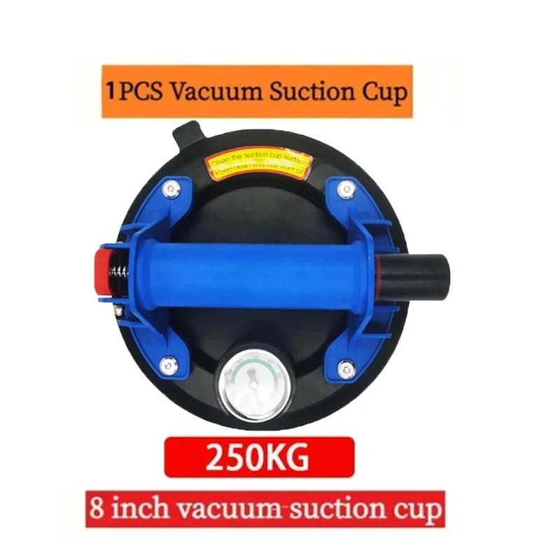 Vakuum-Saugheber 250 kg Tragfähigkeit 8 Zoll Vakuum-Saugheber Schwerlastheber für Granitfliesen Glas Manuelles Heben
