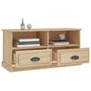 TV Cabinet in Sonoma Oak Finish 93 x 35.5 x 45 cm Particleboard