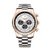 LIGE Business Men's Watch Chronograph Quartz Wristwatch Fashion Moon Phase Calendar Clock Waterproof Luminous Male Watch