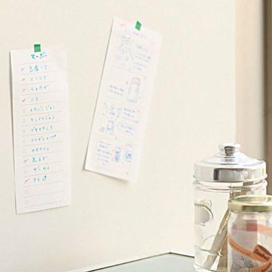 Muji Tanzaku-type Memo Checklist 40 sheets14 linesapproximately 82185 mm