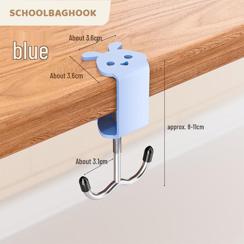 Double Hook Rabbit Bag Organizer for Student Desks