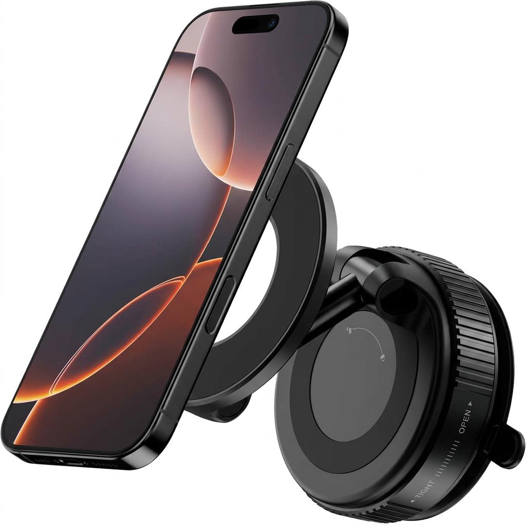Portable Vacuum Magnetic Phone Holder Automatic clip