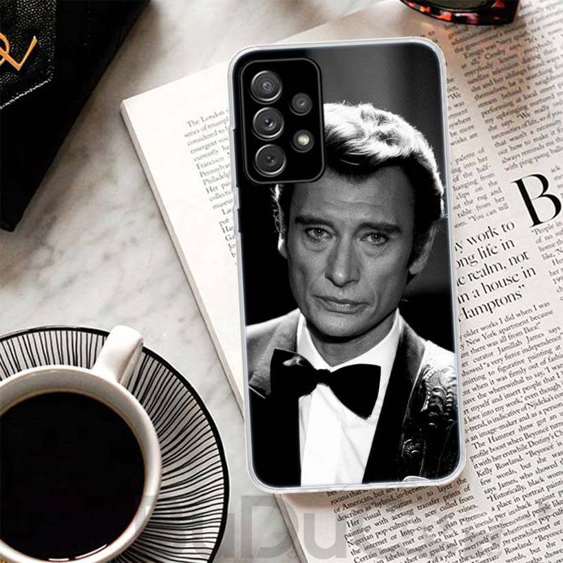 Johnny Hallyday Music Cover For Samsung Galaxy A51 A50 A71 A70 Phone Case A21S A31 A41 A10 A20E A30 A40 A01 A11 A6 A7 A8 A9 Coqu