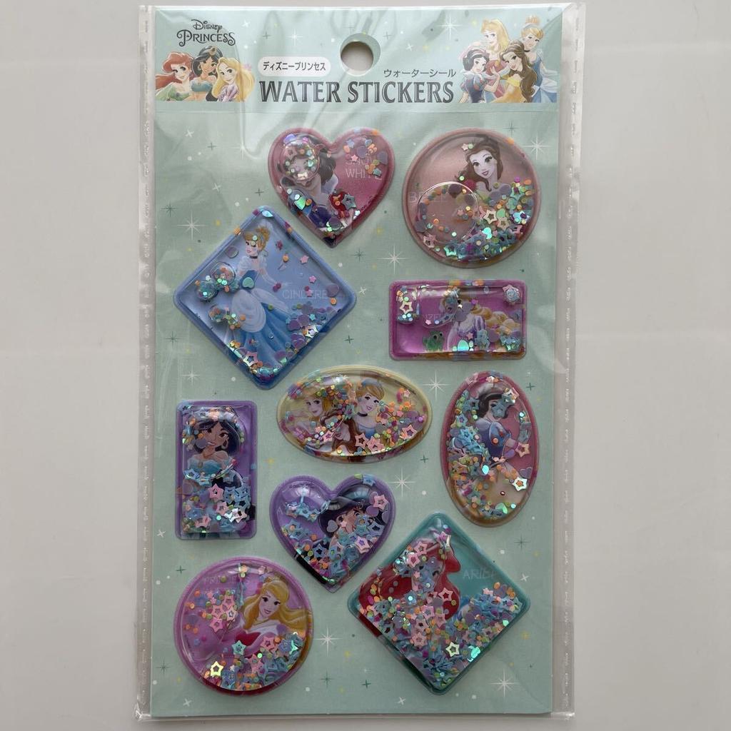 Glitter Stickers Princess Water Stickers Capsule Stickers 3D Stickers Total Set Brand NewTamagotchi 7-Piece