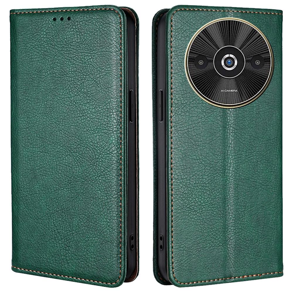 For Xiaomi Redmi A3 4G/Poco C61 4G Case Solid Color Wallet Leather Phone Cover