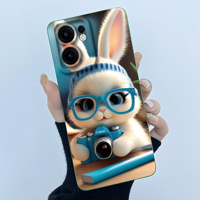 Phone Shell For OPPO Reno 13 F 5G Case Silicone Soft Cover Super Funny Cute Animals Painted For OPPO Reno 13 F 13F Reno13F Cases