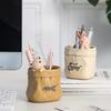 Office Cultural Learning Supplies Stationery Retro Small Ornaments University Round Pen Holders Decorative Small Ornaments